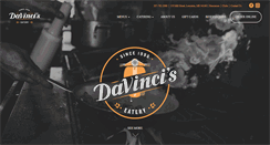 Desktop Screenshot of davinciseatery.com